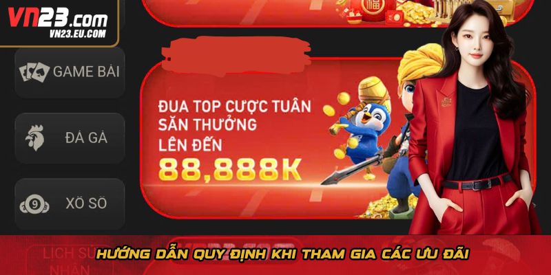 Hướng dẫn quy định khi tham gia các ưu đãi