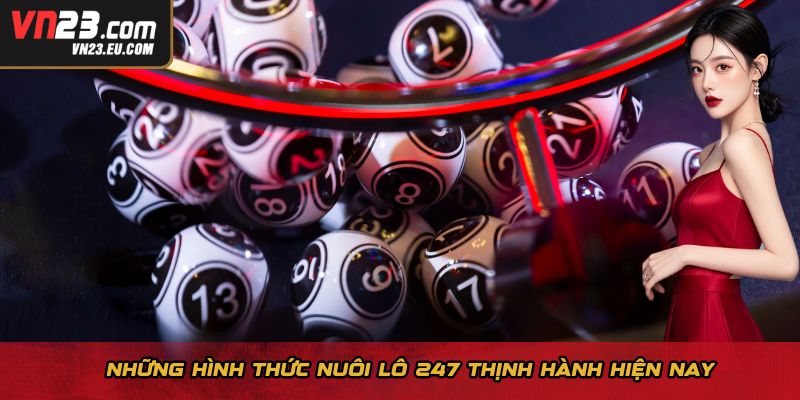 Những hình thức nuôi lô 247 thịnh hành hiện nay