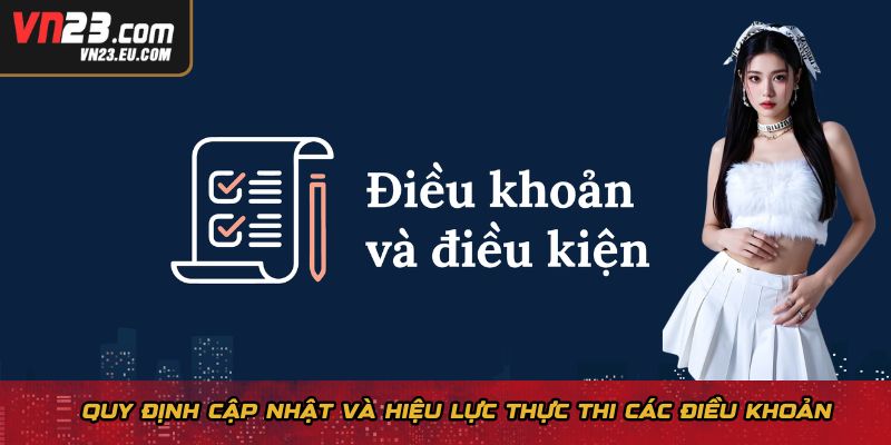 Quy định cập nhật và hiệu lực thực thi của VN23